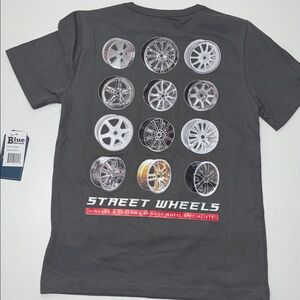 🔥Gray Street Wheels Graphic T-Shirt Sz M 10/12 New